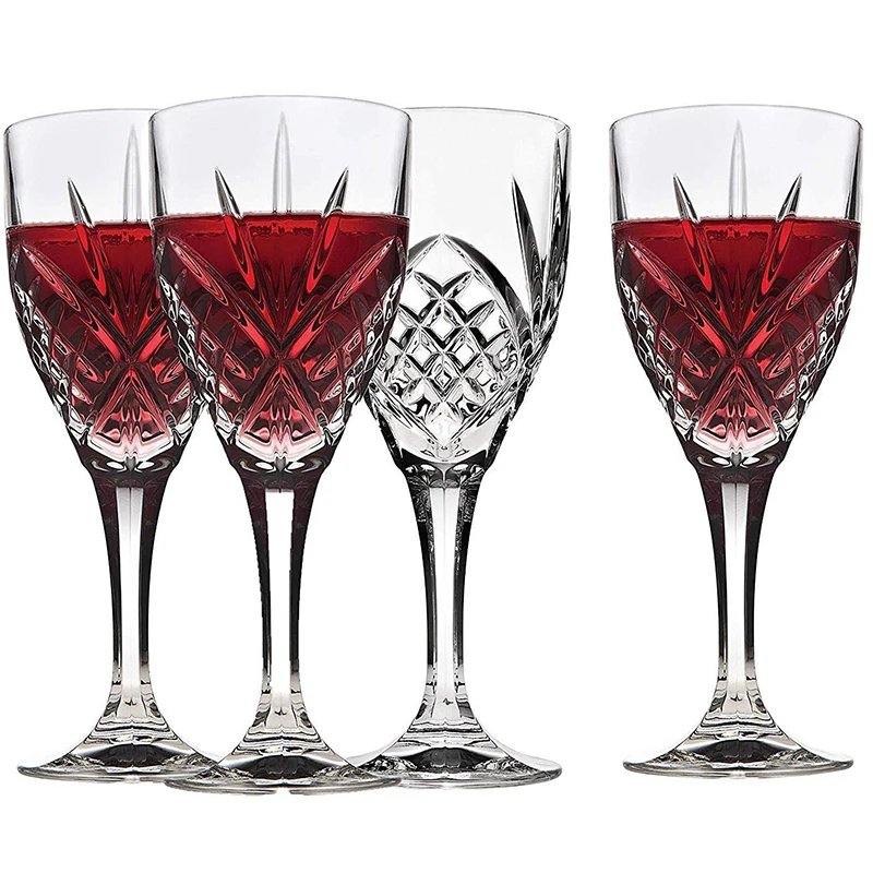 
Wholesale Customize 240ml Lead Free Crystal Red Wine Goblet Glass,Dublin Crystal Glass Goblets Clear 