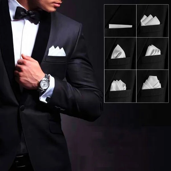 
Доступен на заказ мужской галстук из 100% чистого шелка Одноцветный окрашенный и карманные квадраты для свадьбы и вечеринки 