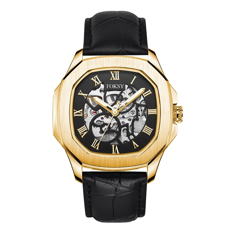 Supplier from China Alloy Case Stainless Steel Mesh Watch Men Luxury Automatic Cheap Price