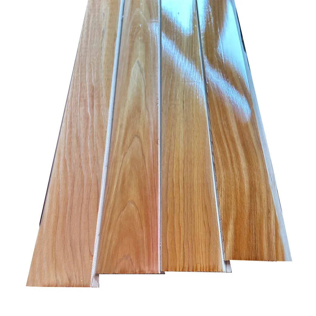 Western Red Cedar Wood Wall Panel With Clear UV Coat