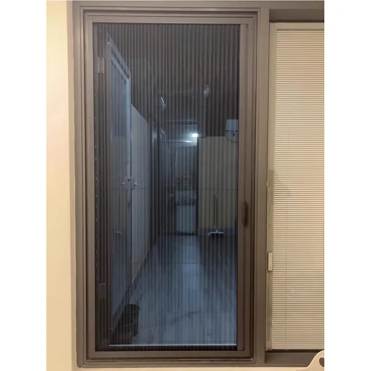 Best Price Heat Insulation Aluminum Frosted Glass Outdoor House Sliding Window with Fly Screen