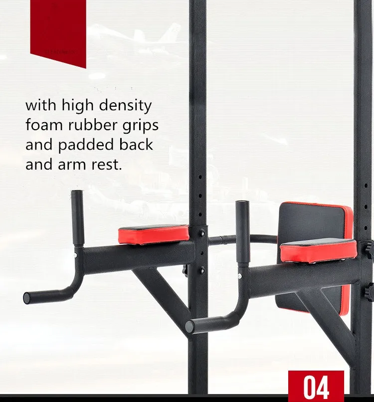 Multifunction Pull Up Bar Power Tower Station Home Gym Use Wall Mounted Parallel Bar Chin Up Dip Station For Body Building