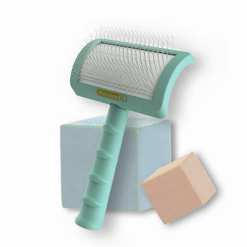 Professional 12mm Small Size Cat Dog Grooming Rake Retriever Brush Slicker Brush Dryer For Pet Dogs Wholesale