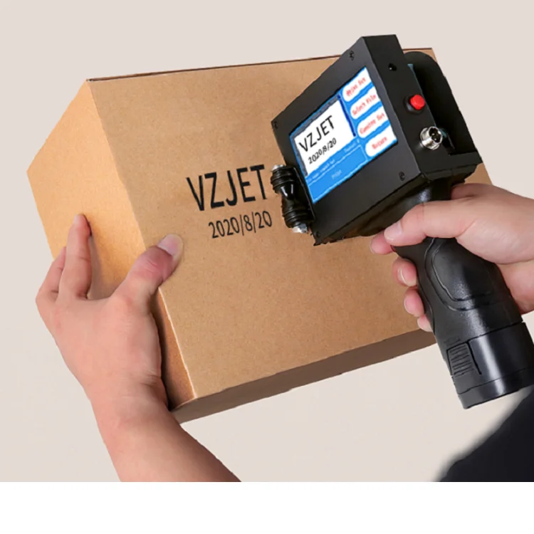 Multifunction Portable Leather Glass Bottle Label Handjet HandHeld Jet Printer