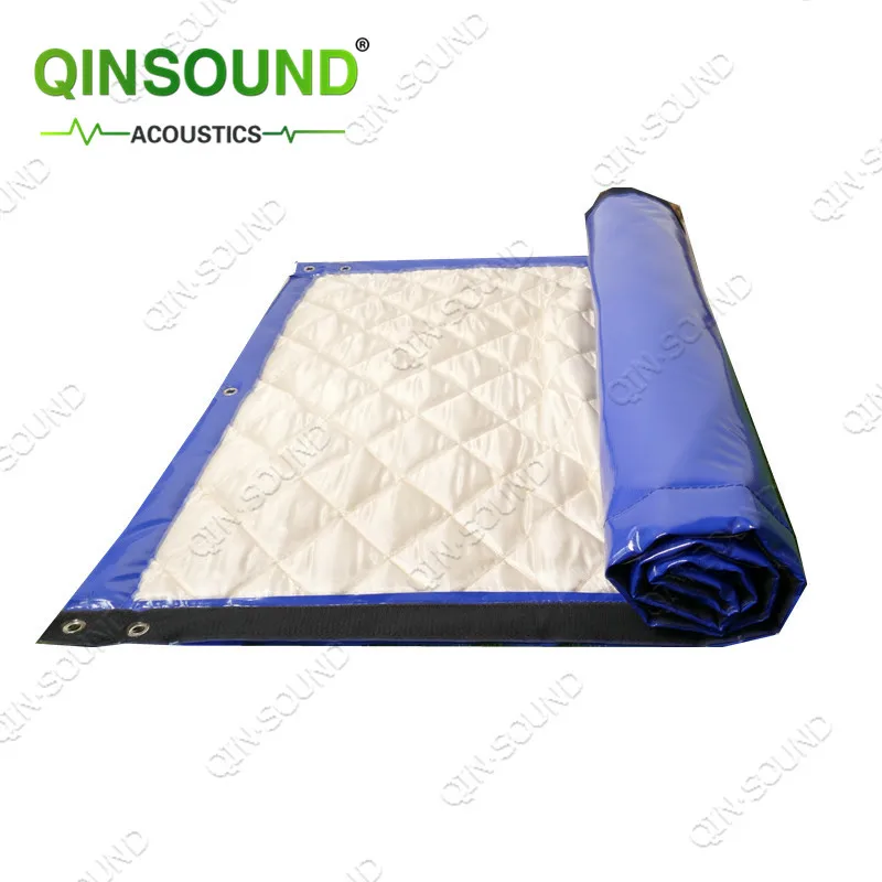 Outdoor Water Proof Noise Absorption MLV Soundproofing Sound Blanket for Materials Construction Site