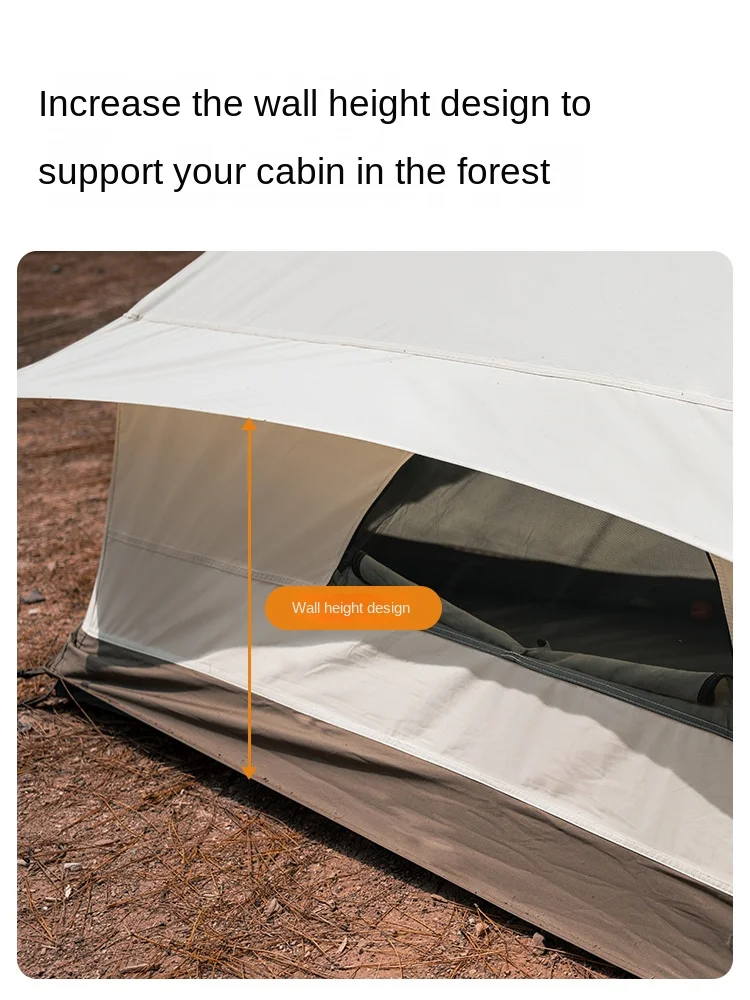 Outdoor family large space camping thickened cotton fabric exquisite camping tent Era 260
