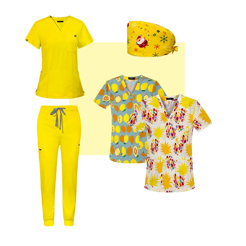 Spandex Nursing Scrubs Experience Unparalleled Stretch and a Comfort Fit with Our Medical Uniform Tailored for Those Who Move