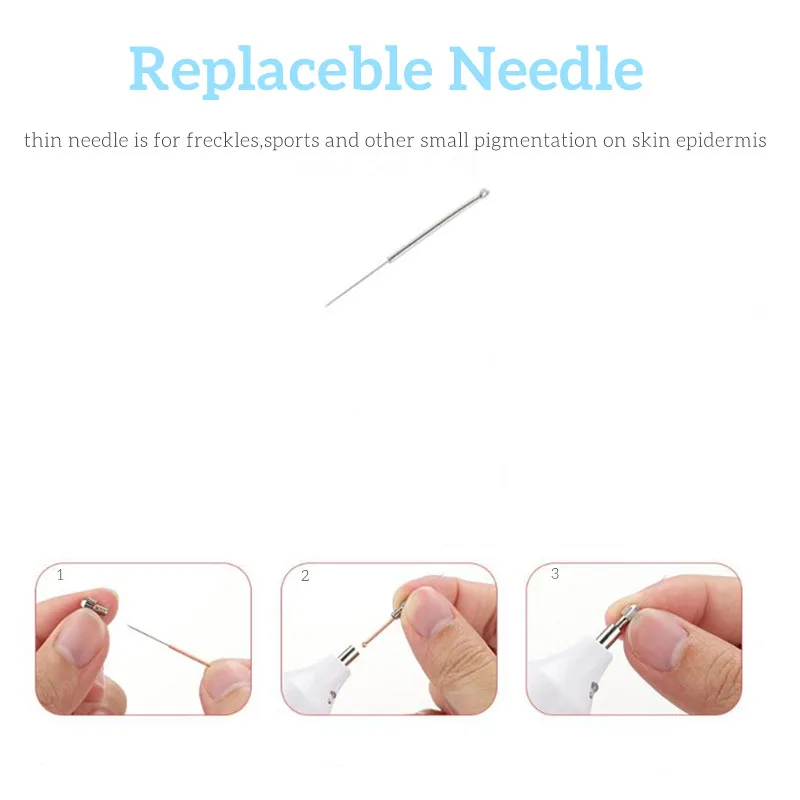 Surgical Sterile Needle Mole tattoo Removal Pen Needles for Spot Mole Freckle Plasma Point Pen Machine Beauty Equipment