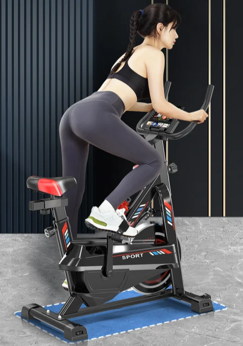 Cheap smart static indoor home fitness spinning bicycle magnetic resistance exercise spinning bike with blue tooth app