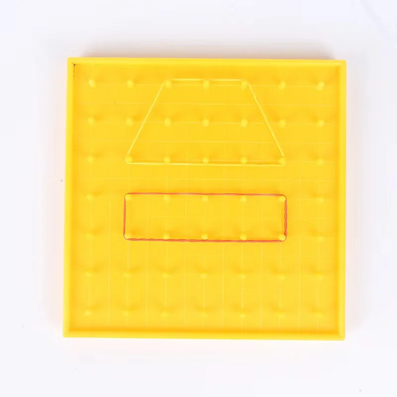 2023 STEM Educational Toys Plastic Geometry Board Peg Board Math Toy
