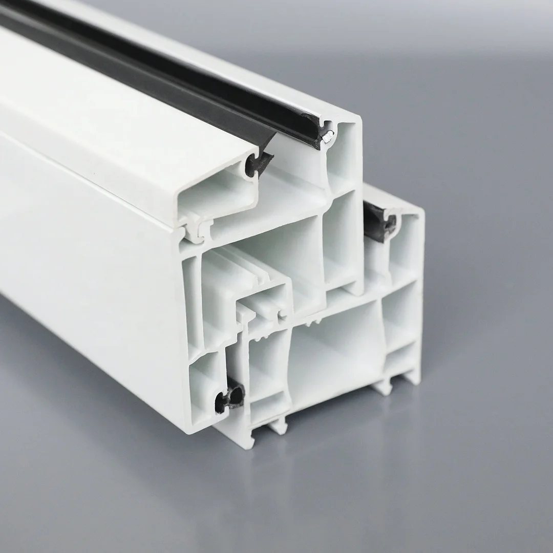 High Quality Customized Black UPVC Profile Plastic UPVC Window Profile U Pvc Profile For Home And Shed And Industries