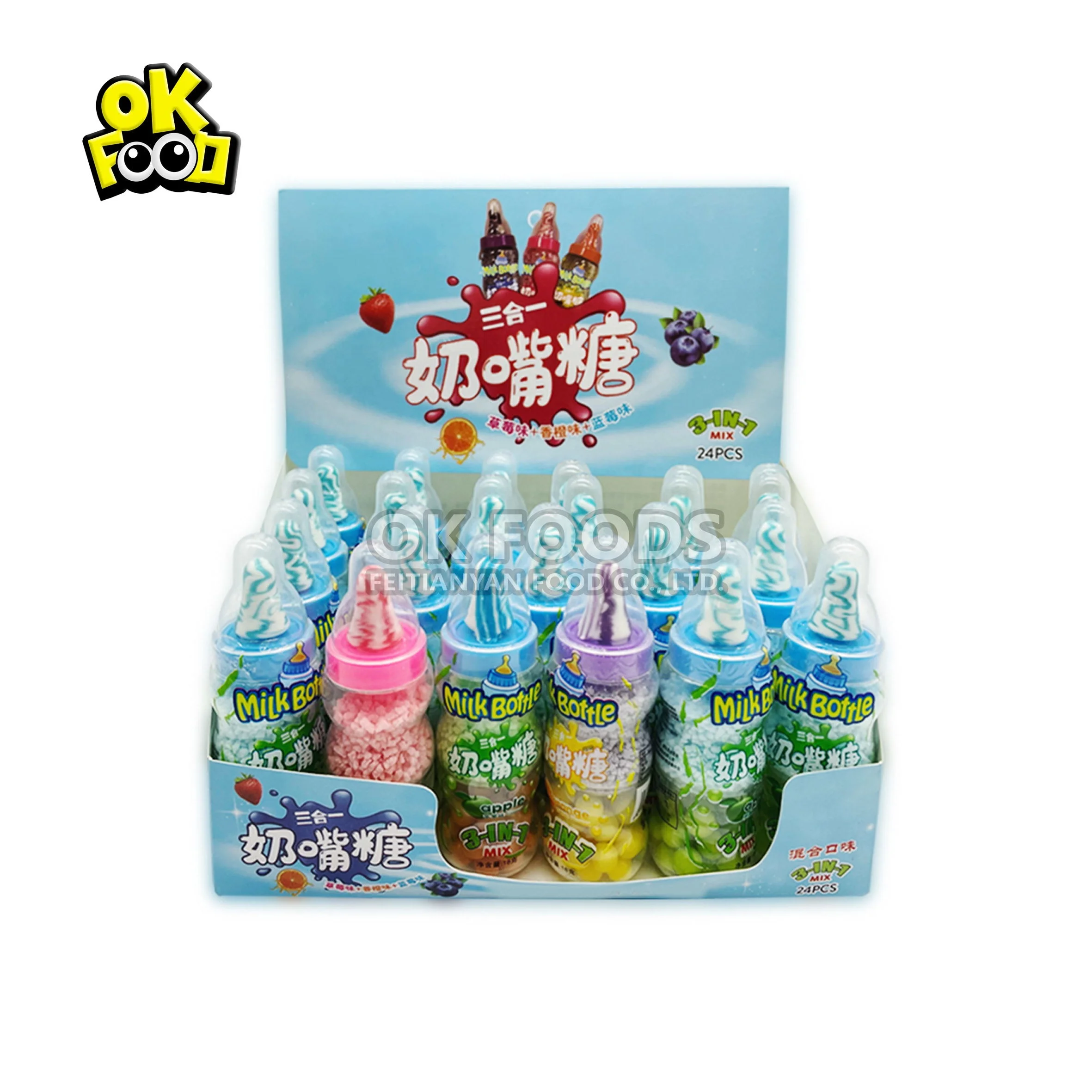 The best-selling 3 and 1 fruity pacifier lollipops in 2021 No.523