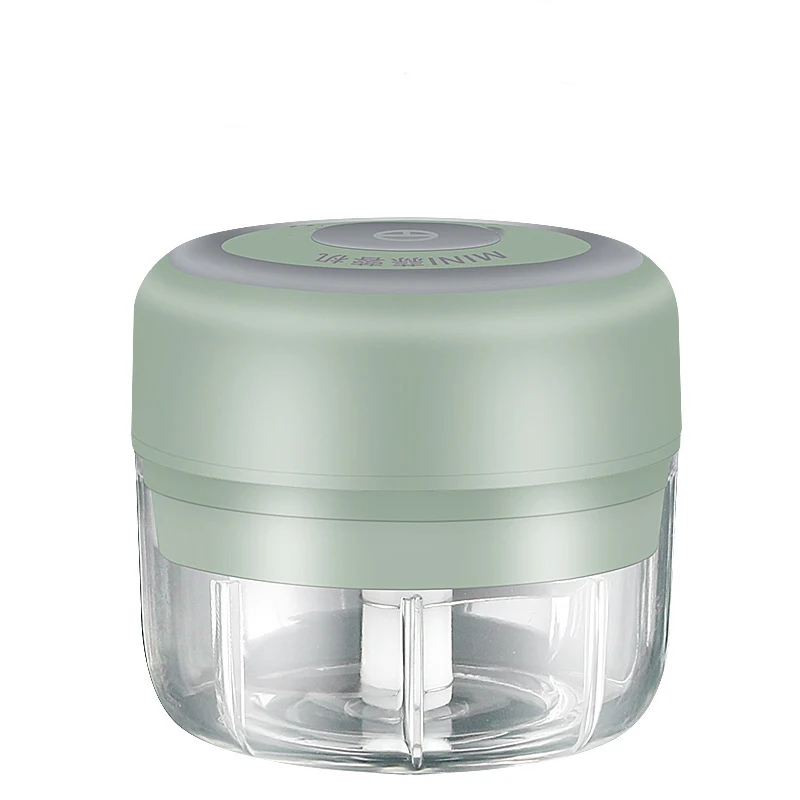 Portable Wireless Food Processor with Rechargeable Electric Garlic Press Onion Ginger Chili Pepper Garlic Blender