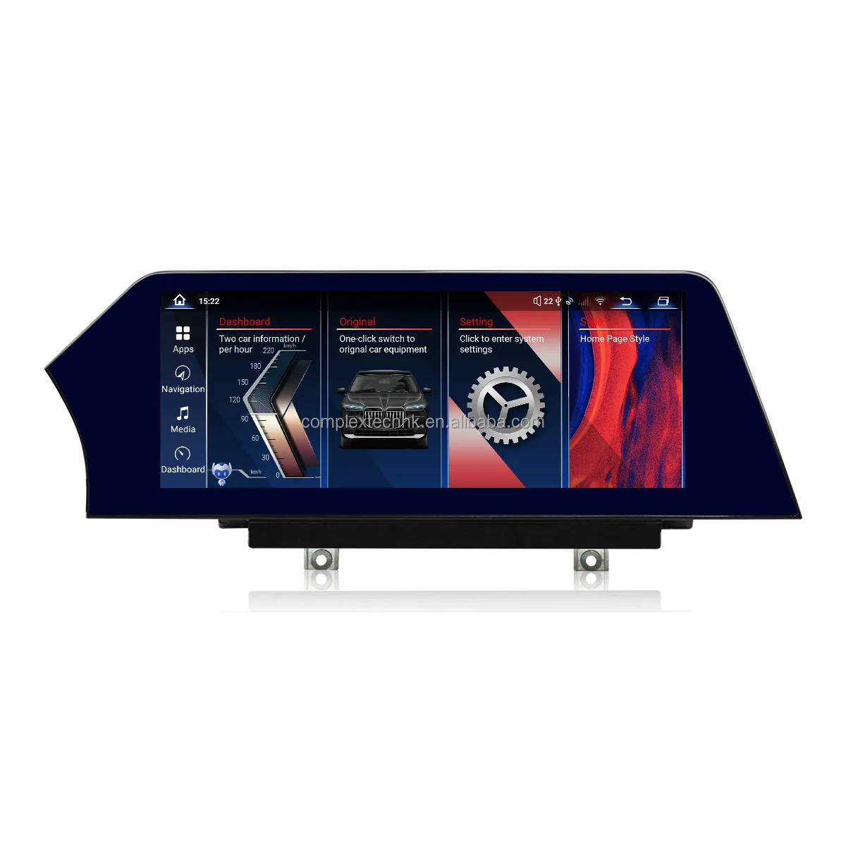 12 3 дюймов Snapdragon 668s android автомобильный dvd-плеер carplay экран gps навигация для BMW X1 F48 2016-2017 NBT
