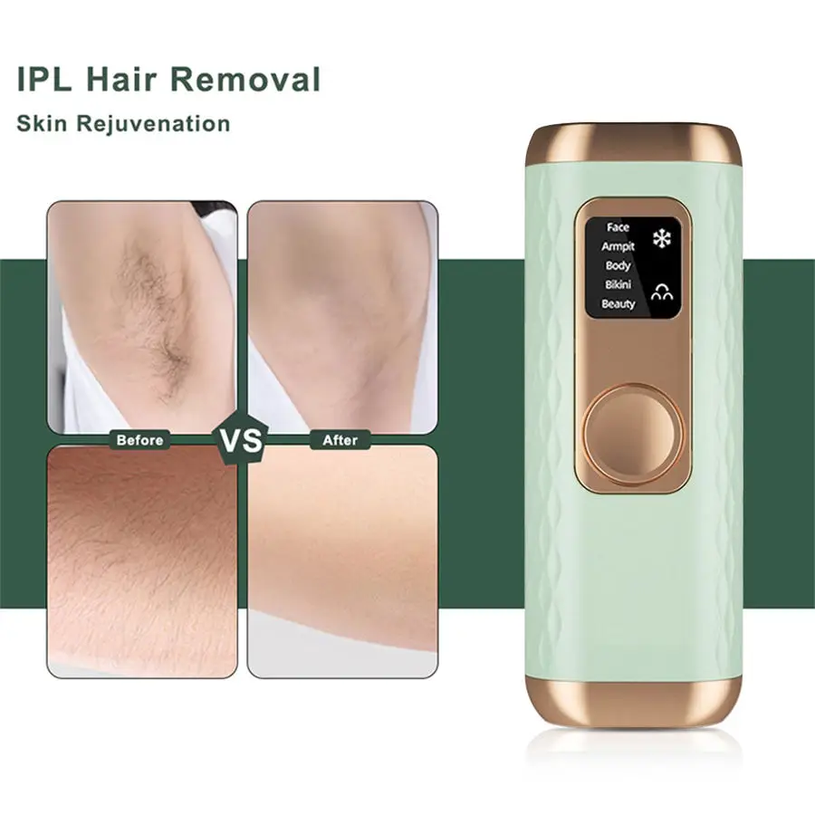 OEM Handset Portable Permanent Ice Home Use Light Depilator Painless Body Ipl Machine Laser Hair Removal Device Laser Epilator