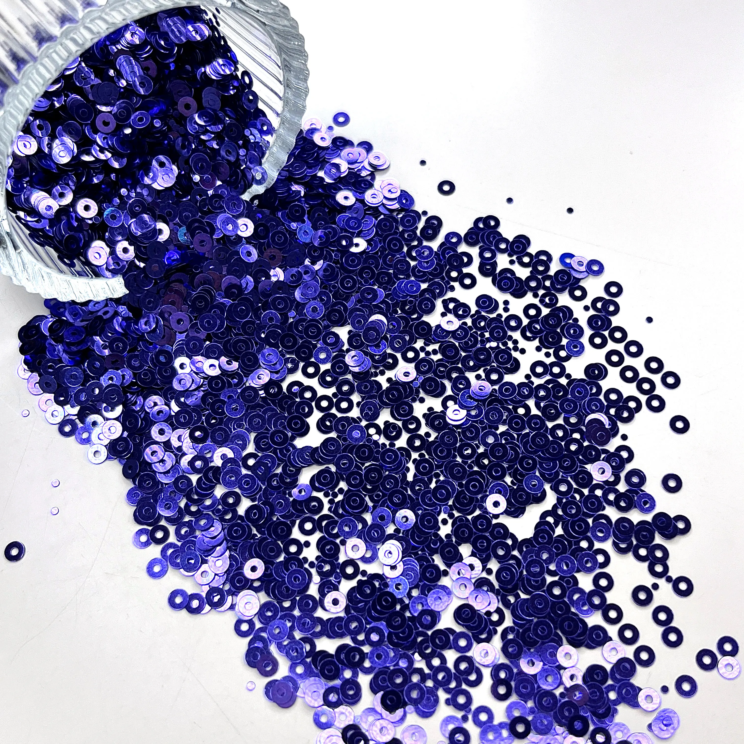 PET Flat Round Shape Loose Sequin Paillettes Sewing Craft DIY Scrapbook