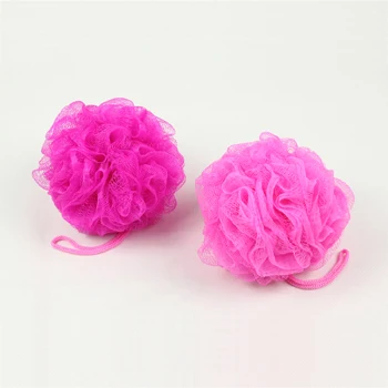Good Quality Colorful Mesh Shower Body Exfoliating Loofah Cleaning Bath Sponge make products with different hand feel