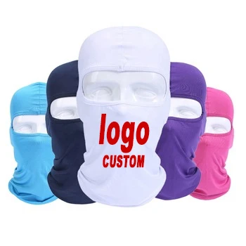 In stock 37 colors Camo Balaclava Headwear Accept Custom logo Knit Ski Masks Balaclava for Motorcycle