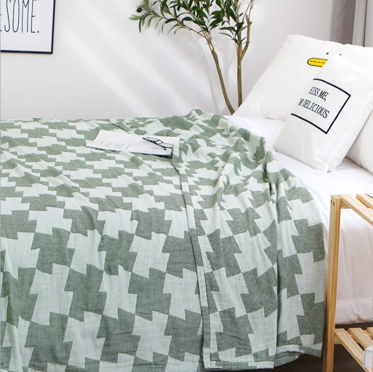 XIAOAO Wholesale cheap cotton gauze towel is soft and sweat absorbing with three layers of washed cotton