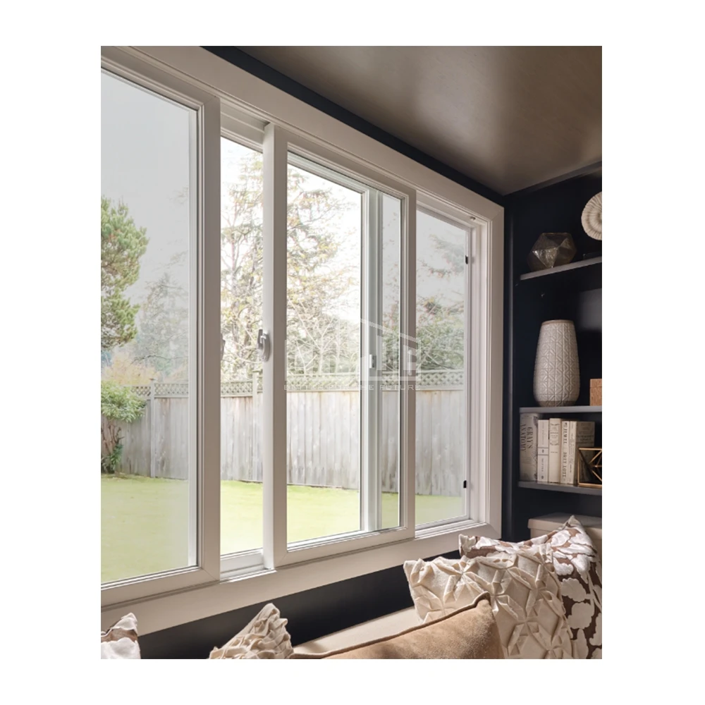 Factory Supplier Villa Window Models Aluminum Double Tempered Glass Windows Safety Price Bedroom Sliding Window
