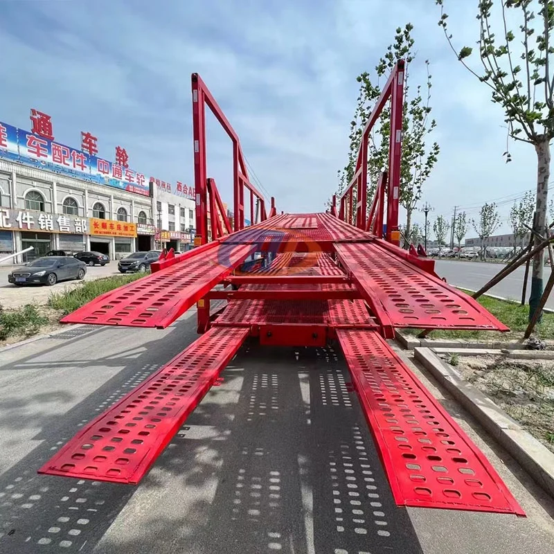 Multi Axles Double Floor Truck Double Deck Hauler Vehicle Carrier Trailer Car Carrier Semi Trailer