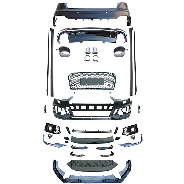 Good quality factory directly car front bumper spotlight lip pole For Audi A5 to RS5 2017-2019