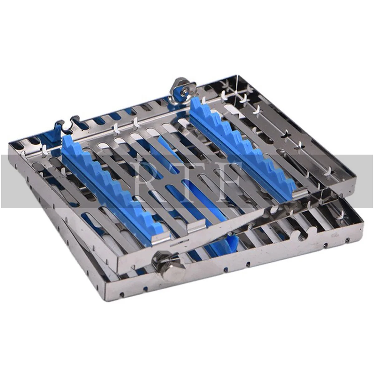 Dental Sterilization Rack Surgical Autoclavable Sterilization Box Dental Cassette File Burs Disinfection Tray Dentist Tools