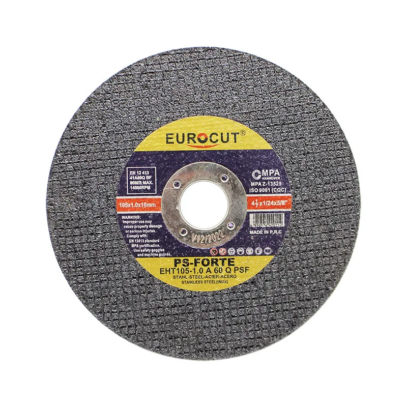 EUROCUT Chinese manufacturer 4' metal cutting disc for grinder