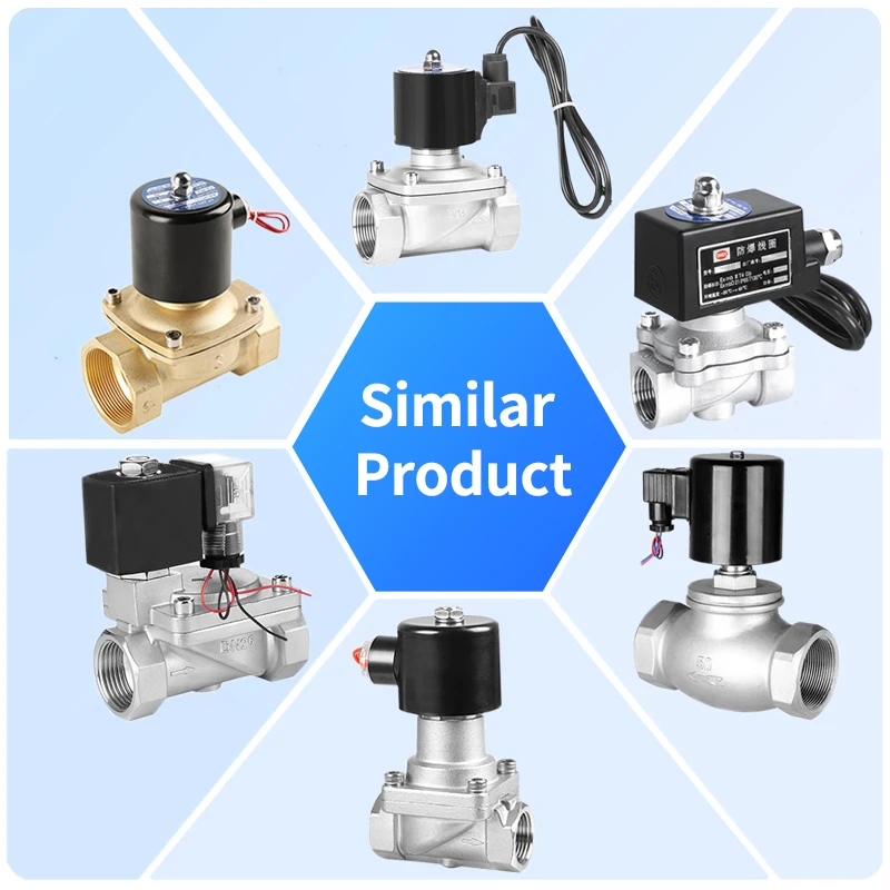 DN25 DN50 NPT threaded connection High temperature normally closed solenoid valve High quality explosion-proof solenoid valve