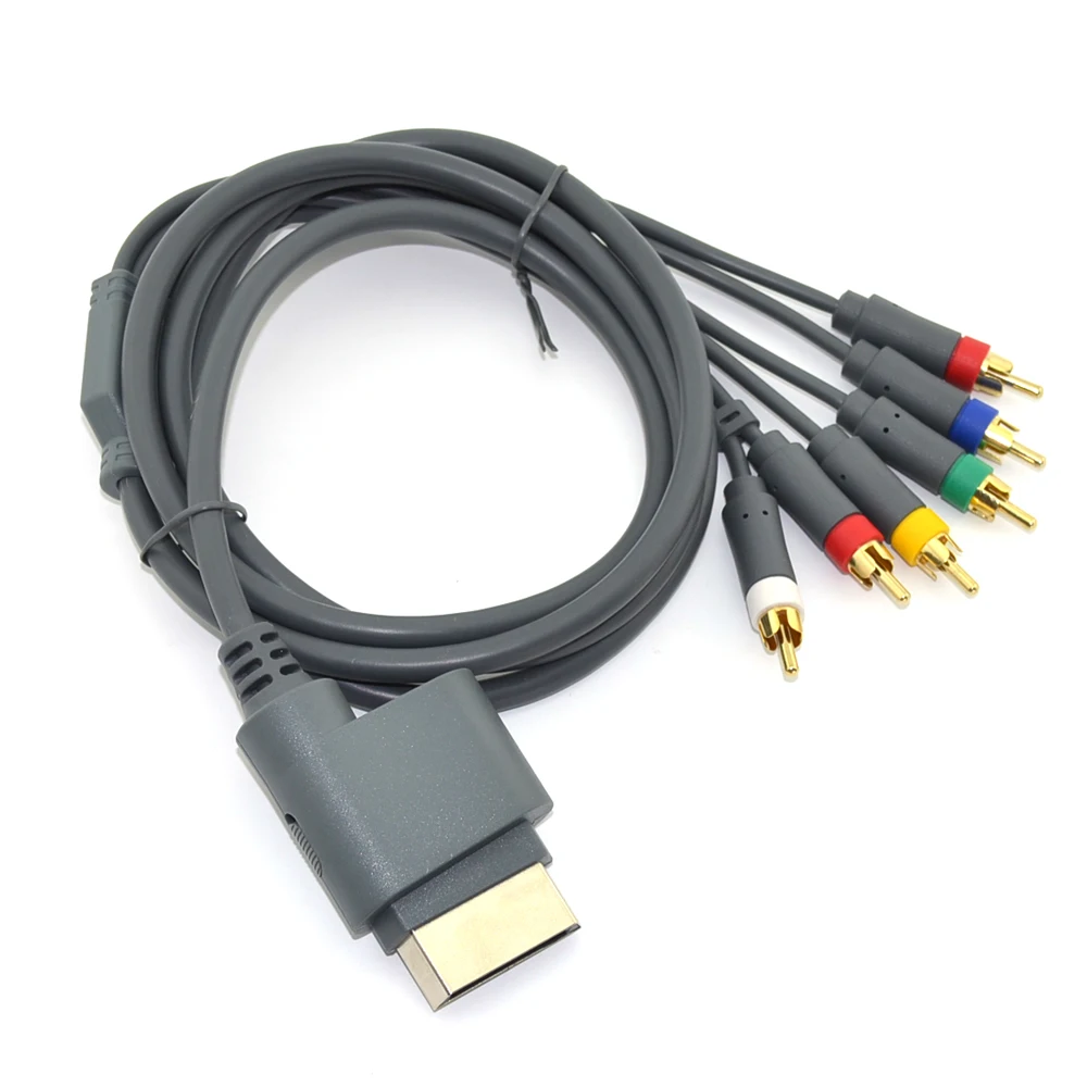 HD TV Component Composite Cord AV Audio Video Cable for XBOX360 Xbox 360 High Definition HD Component TV Hookup Connection Cord