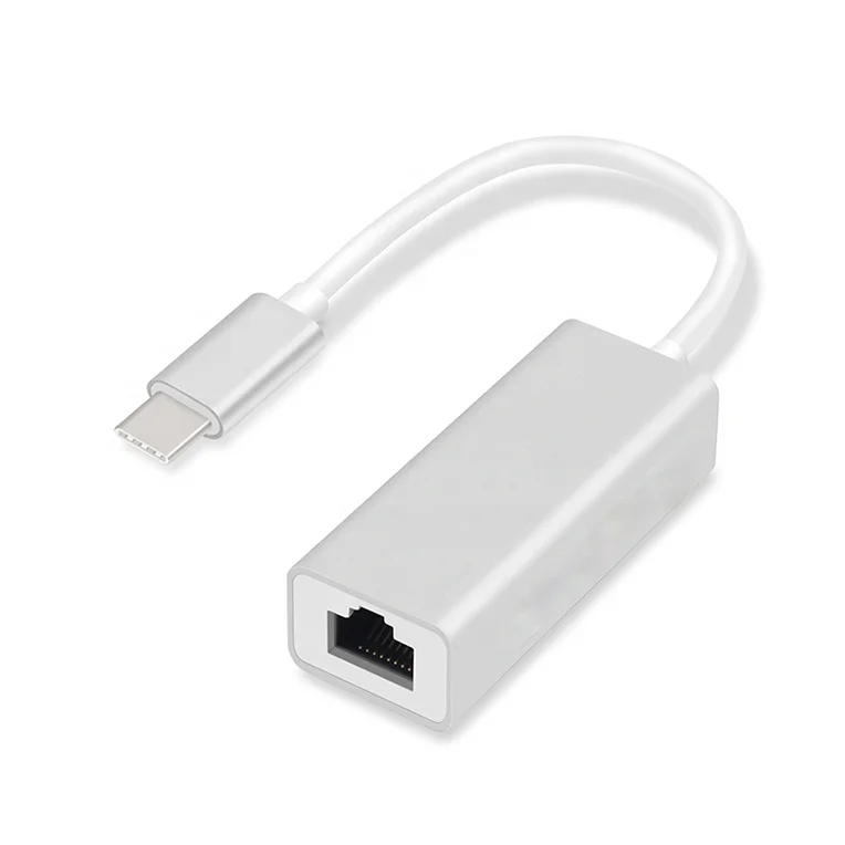 Mini design multi-function type-c to rj45 adapter USB 3.1 Type-C to RJ45 100M Wired Network Adapter For Laptop