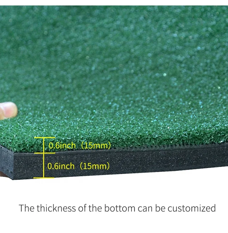 High Quality 2 Layer Golf Driving Range Hitting Mat For Golfing Practice