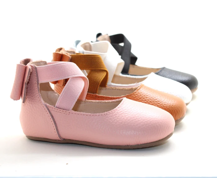 Детская кожаная повседневная обувь на плоской подошве с логотипом на заказ