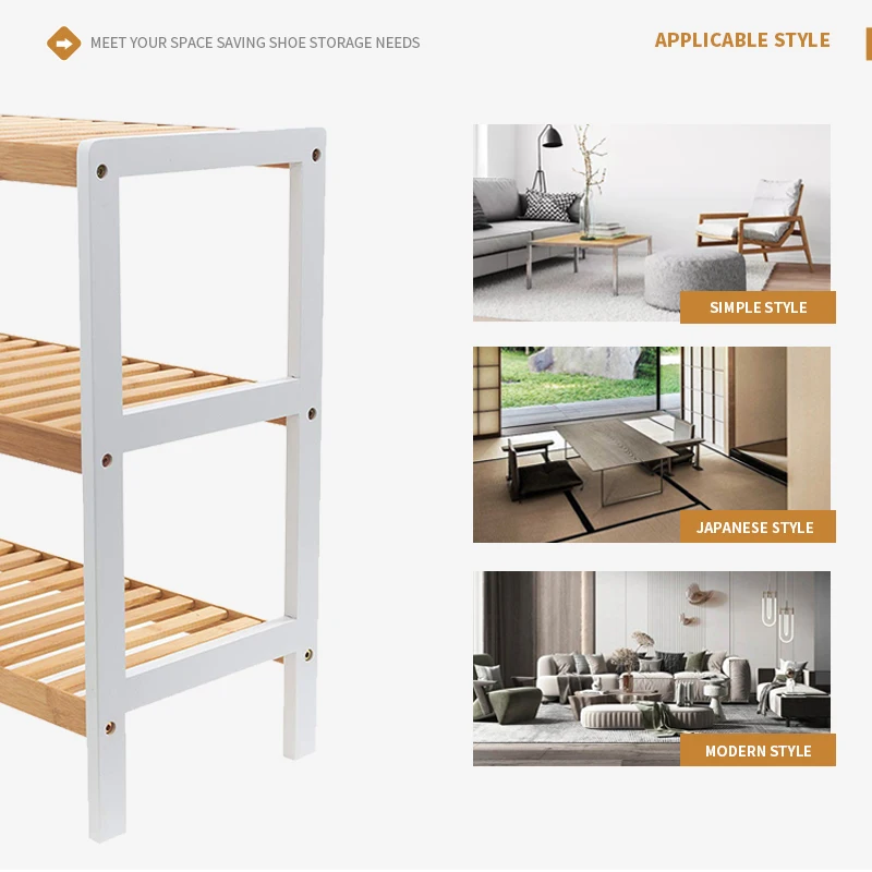 New Fashion Low Price Customization 2 Tier Storage Holders Organizer Shoe Racks Online Mdf Shoe Rack For Bathroom Livingroom