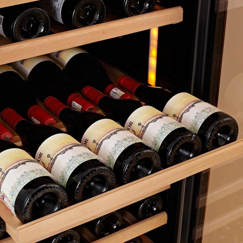 
Large Capacity Wine Cooler Fridge With LED Stripes 