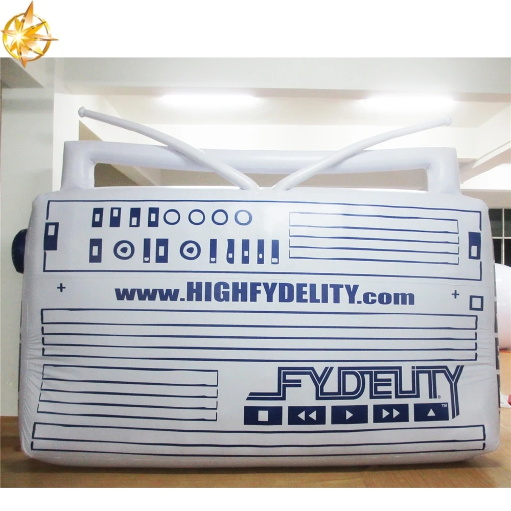 Customized Outdoor big inflatable radio model for promotion inflatable audio recorder for advertising