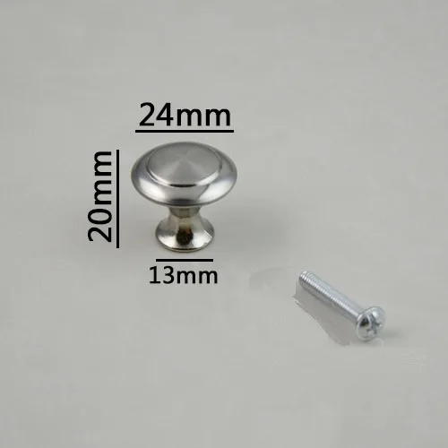 Metal Cabinet Hardware Round Knob,  Single Hole Round handles and knobs for kitchen cabinet
