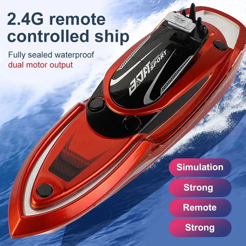 2.4GHz 4 Channel Radio Control Racing High Speed Boat Rc Model Yacht Toy