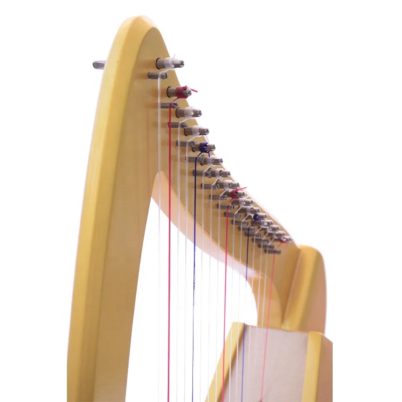 Hot Selling Professional 16-String Portable Irish Harp Small Beginner Kid-Friendly Lyre Mini Harp Instrument on Sale