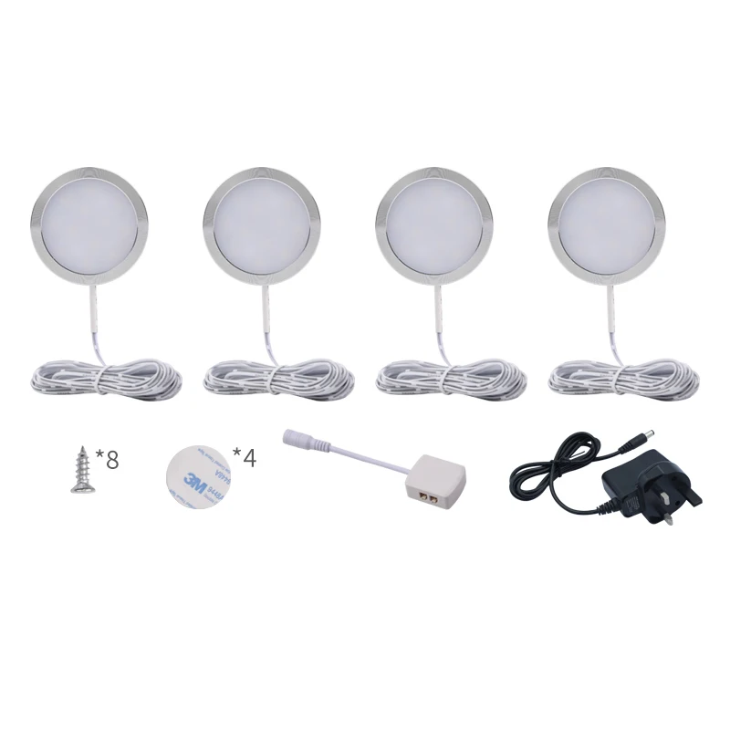 UK Adapter Furniture cupboard 3W closet light motion sensor cabinet night light led motion sensor light