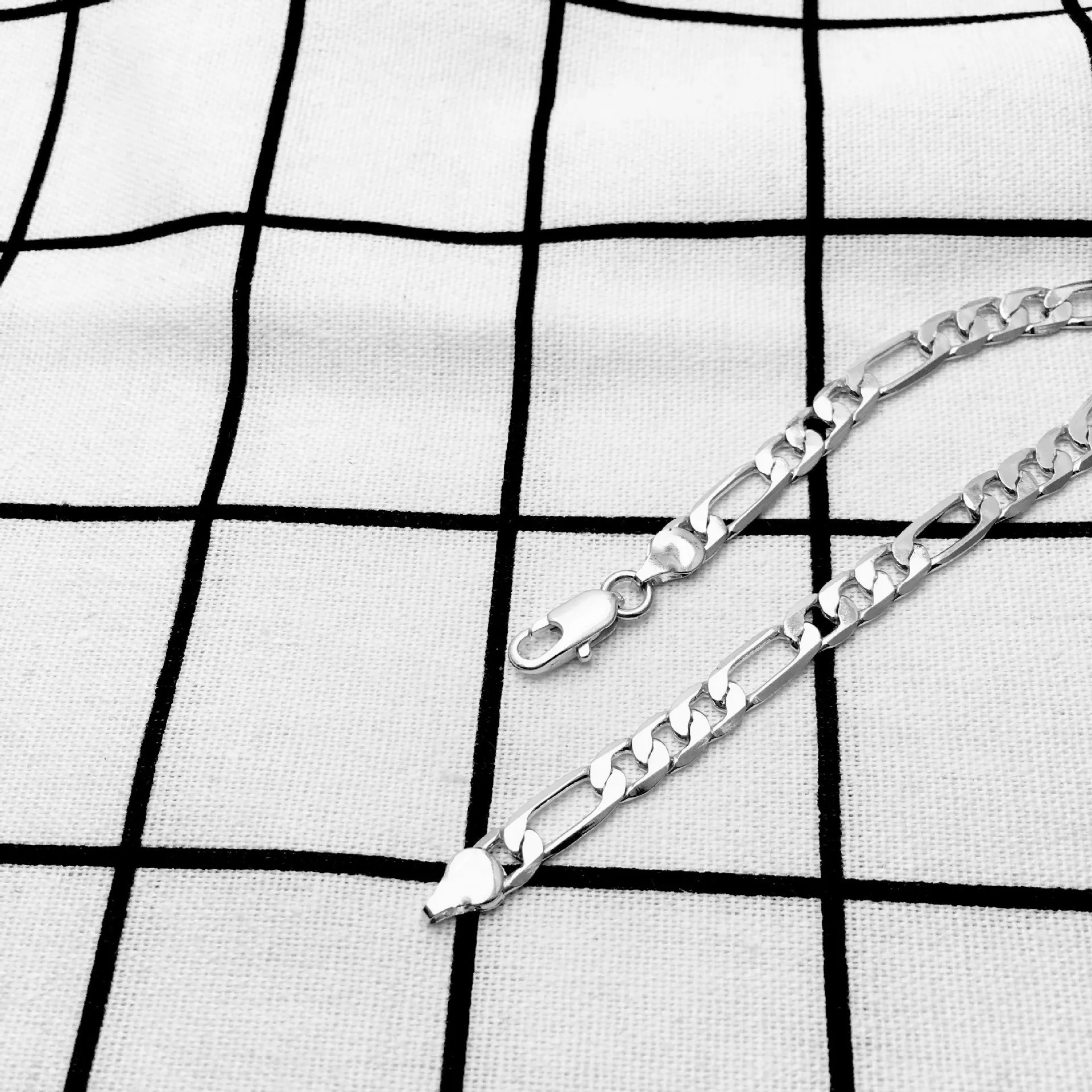 High Polished Surgical Steel Chain Medical Alert ID Bracelets for Women and Men