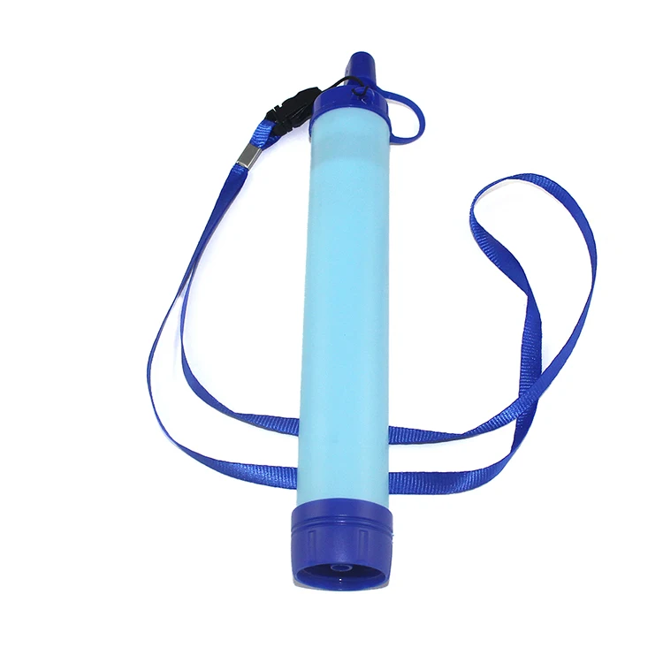 New mini Bottle water Filter straw outdoor Water Filtration System Portable camping Water Purifier