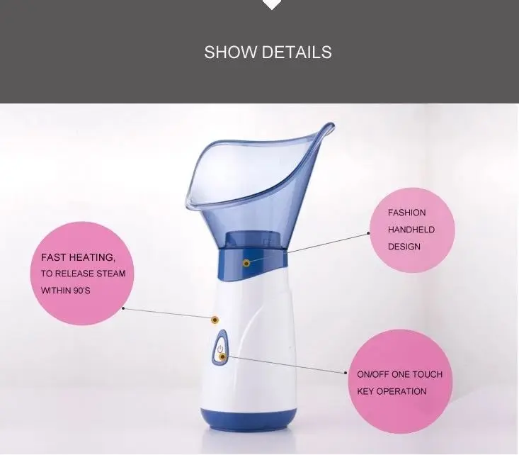 Профессиональный нано-ионный аппарат для паровой бани лица с сенсорным управлением