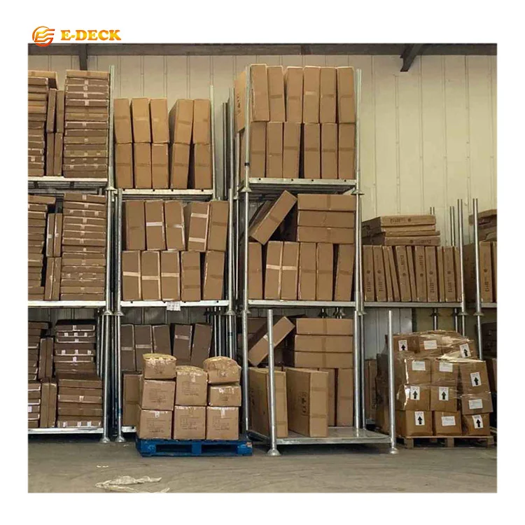 Chinese supplier warehouse collapsible transport system storage steel pallet for cold storage