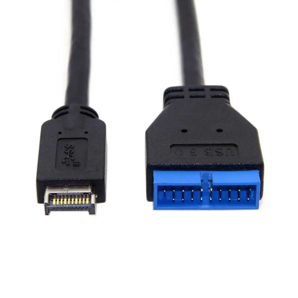 USB 3.1 Front Panel Header to USB 3.0 20Pin Header Extension Cable for ASUS Motherboard 20cm