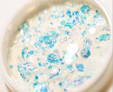 
Beauty 2019 new arrival Colorful Nail sequins crystals nail powder flash pixie nail art decoration 