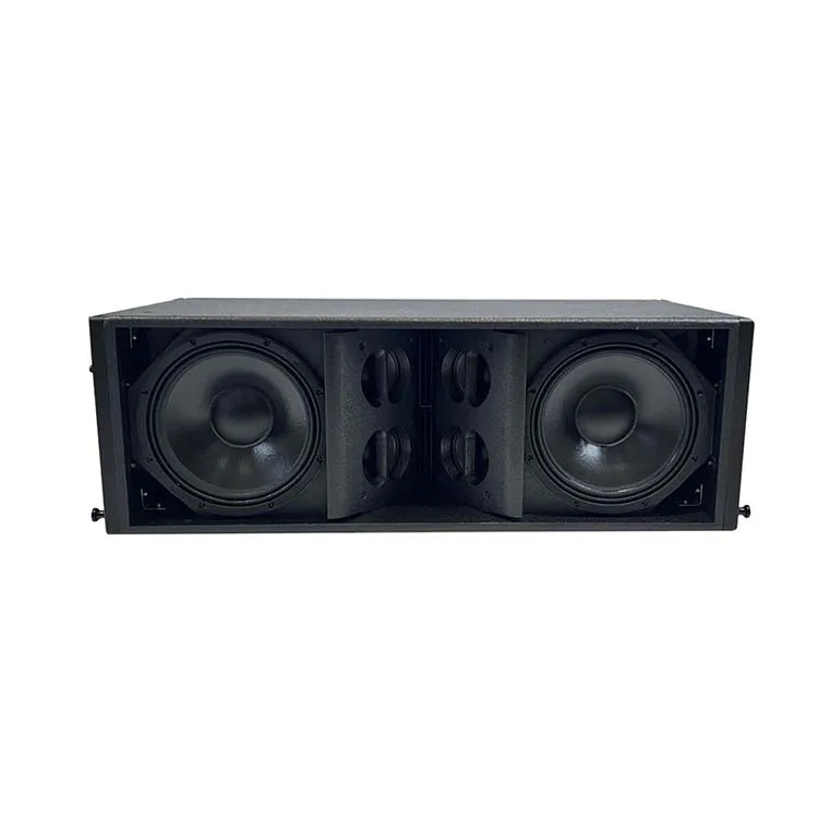 Dual 12 inch  three channel high mid low range Neodymium loudspeaker 3 Way Active passive Line Array  speaker Cabinet