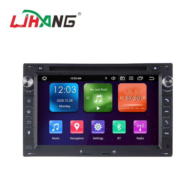 LJHANG Android 10 0 2 ГБ + 32 6 дюймов для VW B5 GOLF4 POLO автомобильный dvd плеер мультимедийная система видео аудио радио