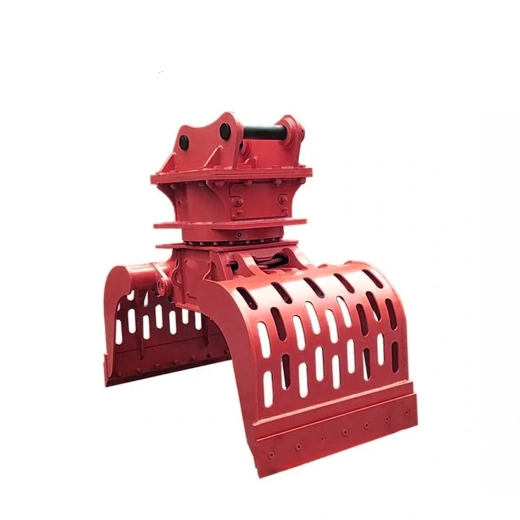 Hydraulic Rotating Demolition Grab Excavator Hydraulic Clamp Rotating Grapples Scrap Grab