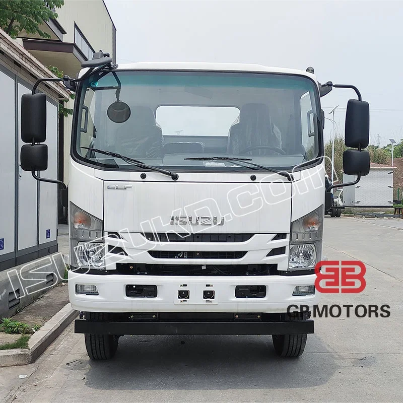 4x4 левый привод ISUZU NPR elf cab грузовик шасси для продажи